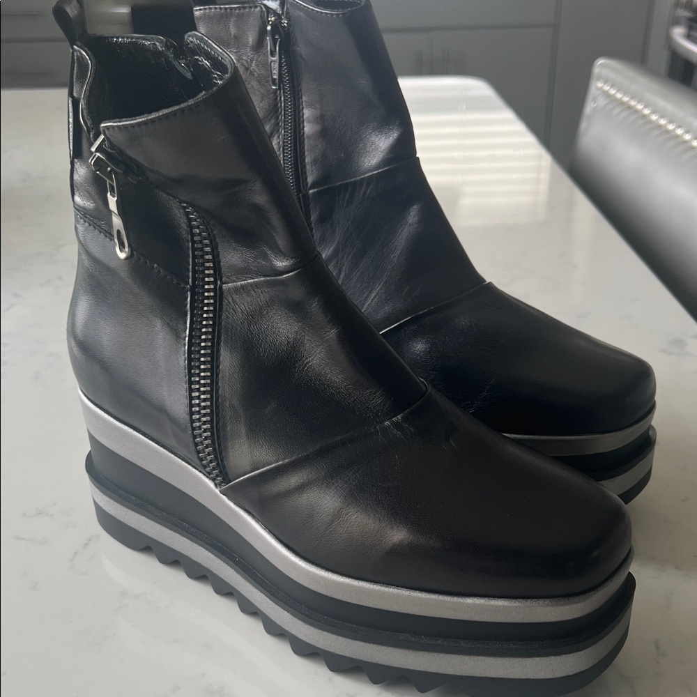 Sleek Black Ankle Boots